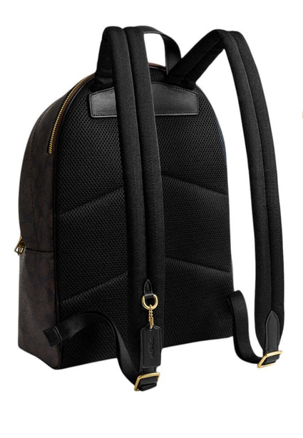 Coach Taylor Small Backpack In Signature Canvas - Walnut/Black