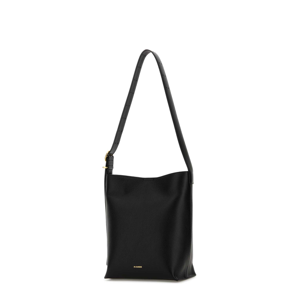 Cannolo Calfskin Tote - Black