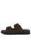 Prada Suede double-strap slide - Brown