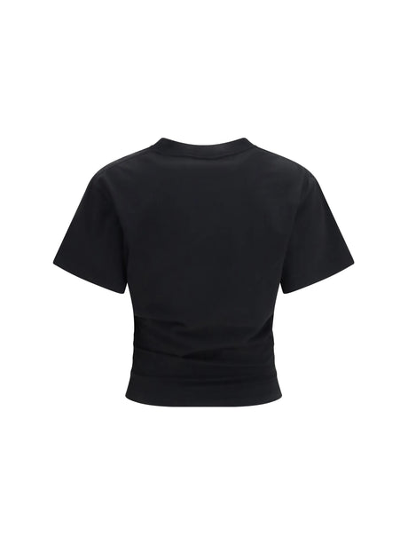 Balenciaga Vintage Holiday cropped T-shirt - Black