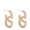 VLogo Signature Metal Earring in Gold