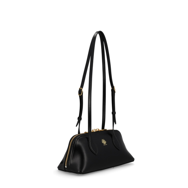 Small Calfskin Handbag - Black