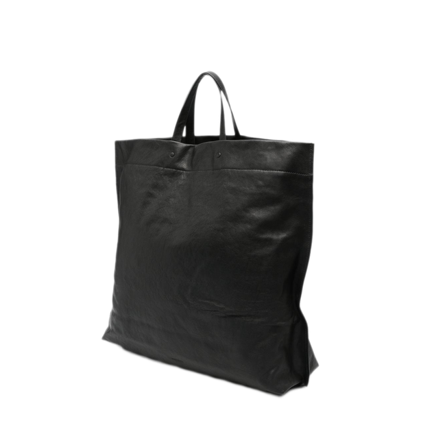 Matti Leather Tote Bag - Black
