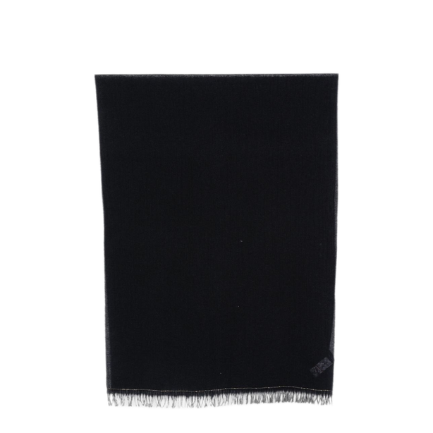 Navy Woven Texture Scarf