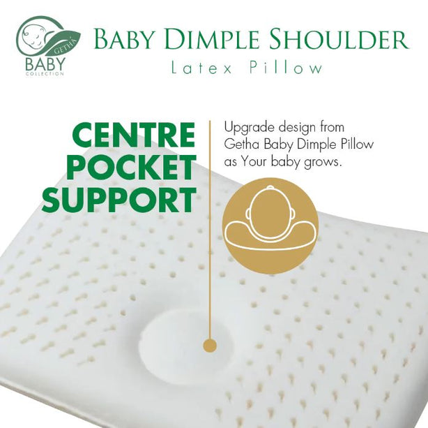 Getha Latex Baby Dimple Shoulder Pillow