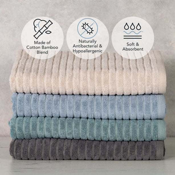 Bamboo Luxe Bath Towel Heritage Collection by Robinsons