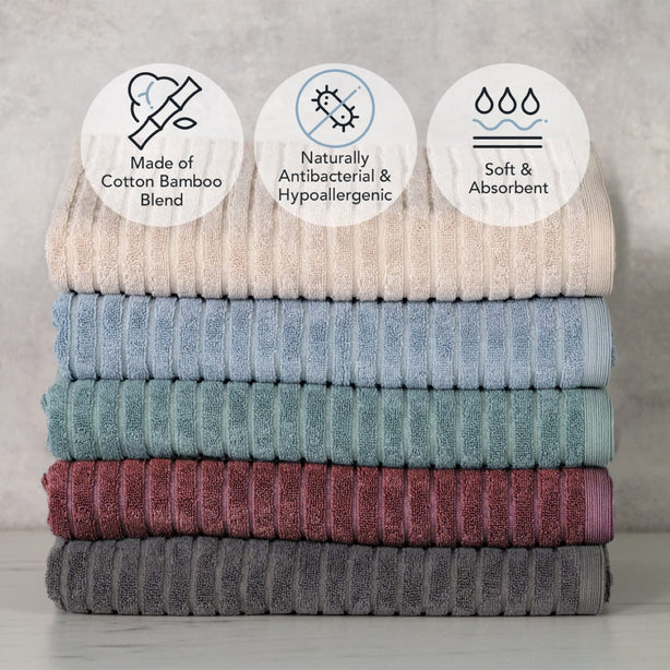 Bamboo Luxe Bath Towel Heritage Collection by Robinsons