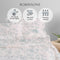 Cool Bamboo Belle Toile Printed Bed Sheet Set Misty Blue - Hotel Collection by Robinsons