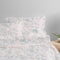 Cool Bamboo Belle Toile Printed Bed Sheet Set Misty Blue - Hotel Collection by Robinsons