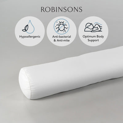 DreamFeel Luxury Hotel Comfort Bolster - Hotel Collection by Robinsons