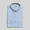 Coupe Cousu, Fancy Dobby, Double Collar Long Sleeve Shirt