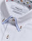 Coupe Cousu, White Dobby, Double Collar Long Sleeve Shirt