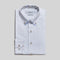 Coupe Cousu, White Dobby, Double Collar Long Sleeve Shirt