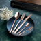Charles Millen Signature Collection Opera Antique Bronze Mirror Finished Stainless Steel Cutlery Set
