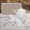 Charles Millen Signature Fine Bone China Collection 3 Piece Entrée Tea Set, Gold
