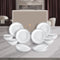 Charles Millen Signature Fine Bone China Collection Vogue Series Good for 4 Entrée Dining Set, Monde
