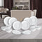 Charles Millen Signature Fine Bone China Collection Vogue Series Good for 6 Entrée Dining Set, Monde