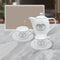 Charles Millen Signature Fine Bone China Collection Vogue Series 3 Piece Entrée Tea Set, Peace