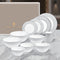 Charles Millen Signature Fine Bone China Collection Vogue Series Enough for 8 Dining Set, Peace