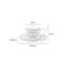 Charles Millen Signature Fine Bone China Collection Vogue Series, Peace