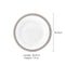 Charles Millen Signature Fine Bone China Collection Vogue Series, Ritz