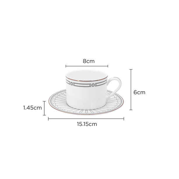 Charles Millen Signature Fine Bone China Collection Vogue Series, Ritz