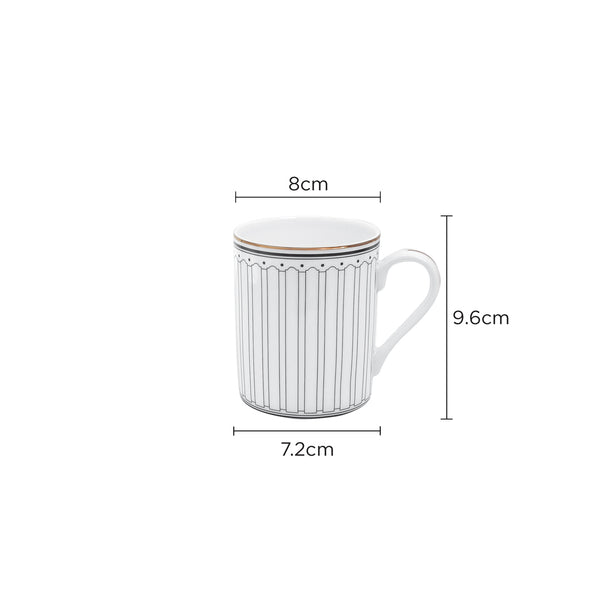 Charles Millen Signature Fine Bone China Collection Vogue Series, Ritz