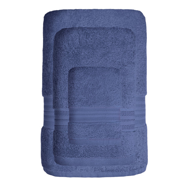 Charles Millen Signature Collection Velmont Egyptian Cotton Bath Linen, Denim