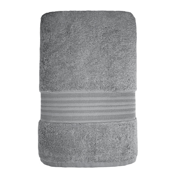 Charles Millen Signature Collection Velmont Egyptian Cotton Bath Linen, Silver