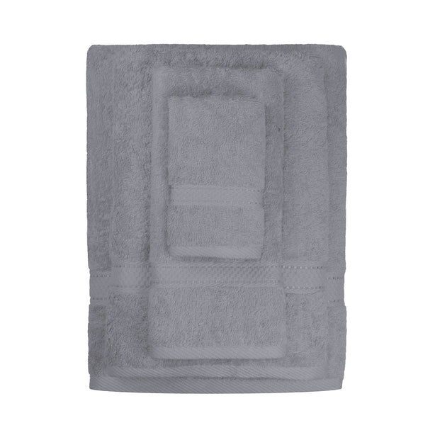 Charles Millen Suite Collection 100% Combed Cotton Classique Bath Linen, Gallery Grey