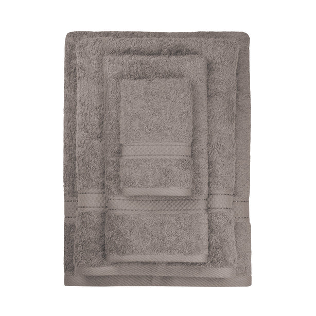 Charles Millen Suite Collection 100% Combed Cotton Classique Bath Linen, Mocca