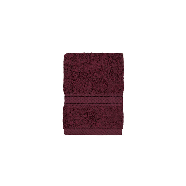 Charles Millen Suite Collection 100% Combed Cotton Classique Bath Linen, Burgandy