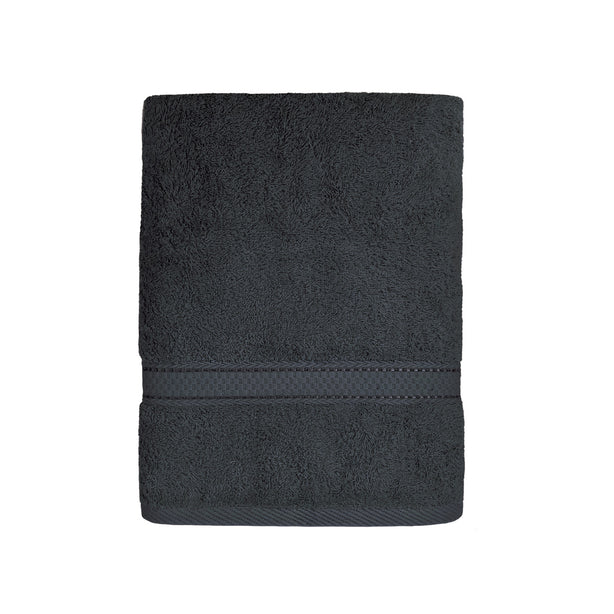 Charles Millen Suite Collection 100% Combed Cotton Classique Bath Linen, Anthrazit Grey