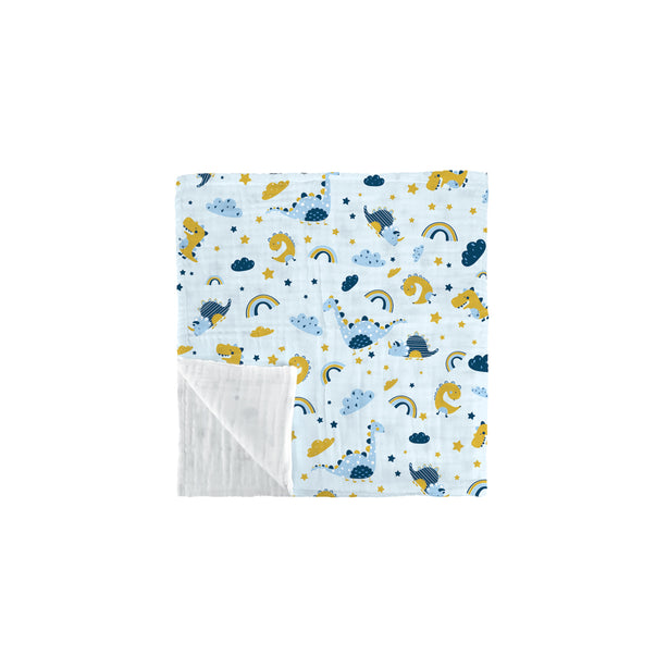 The Gang 100% Cotton 6-ply high density printed gauze Bath Linen, Stego
