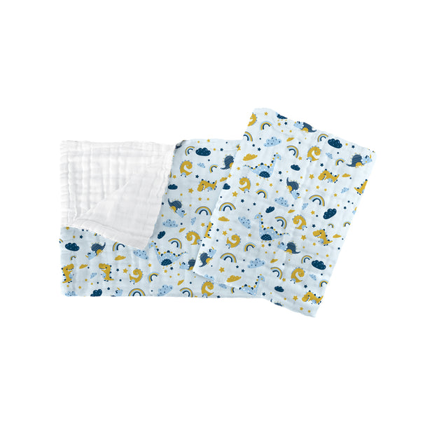 The Gang 100% Cotton 6-ply high density printed gauze Bath Linen, Stego