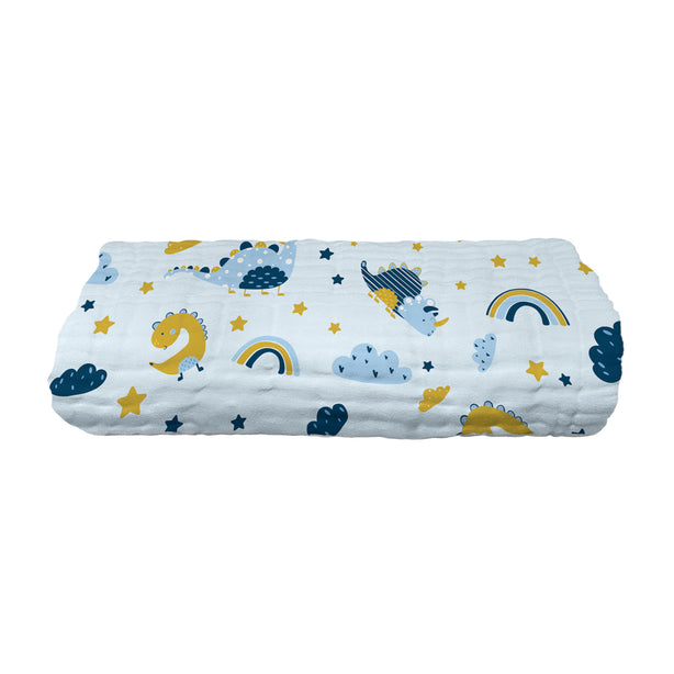 The Gang 100% Cotton 6-ply high density printed gauze Bath Linen, Stego
