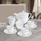 Charles Millen Signature Fine Bone China Collection Vogue Series 9 Piece Tea Set, Paros