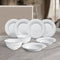 Charles Millen Signature Fine Bone China Collection Vogue Series Good for 4 Entrée Dining Set, Paros