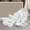 Charles Millen Signature Fine Bone China Collection Vogue Series Perfect 10 Dining Set, Paros