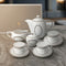 Charles Millen Signature Fine Bone China Collection Vogue Series 9 Piece Tea Set, Ritz