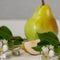 Soy Wax Candle French Pear Extra Large 4 Wick (60+ hours burn time, 600gr) by Robinsons