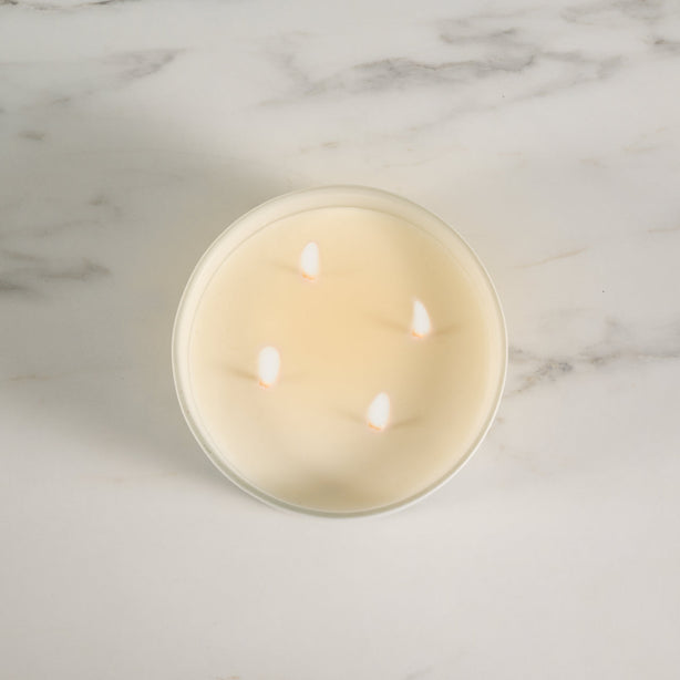 Soy Wax Candle French Pear Extra Large 4 Wick (60+ hours burn time, 600gr) by Robinsons