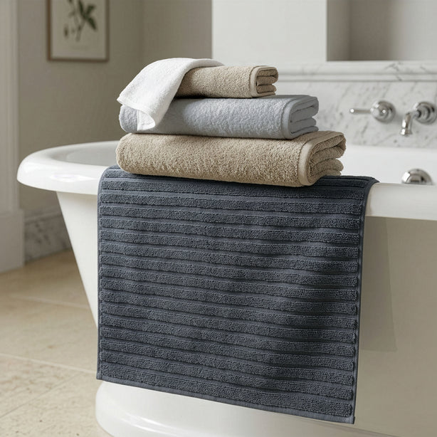 Christy Cirrus 100% Combed Cotton Bath Linen, White