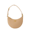 VLogo Signature Mini Hobo Bag In Grainy Calfskin - Beige-Pink
