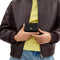 Coach Card Holder Wallet In Signature Canvas in Walnut/ Black CZ034