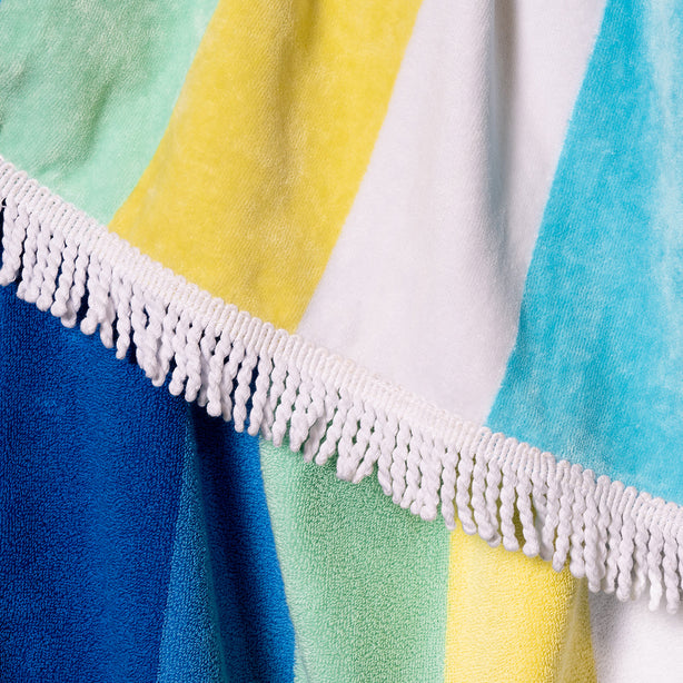 Luxury Designer Towel Azure Stripe Heritage Collection by Robinsons