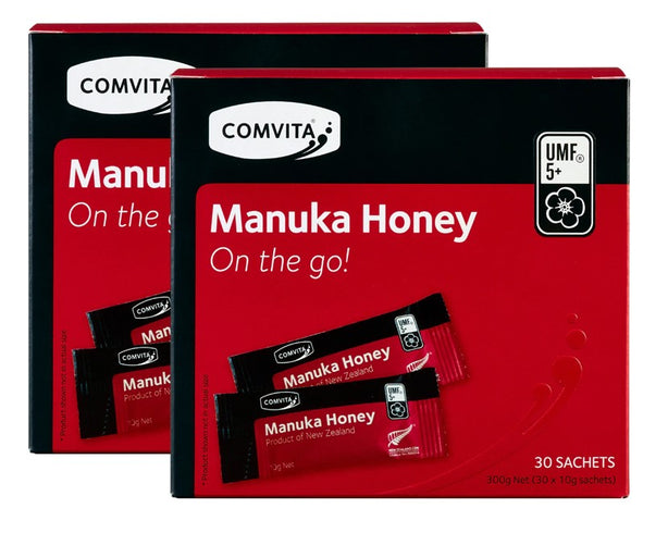 Comvita UMF™ 5+ Manuka Honey 30 sachets (30x10g) (Bundle of 2)