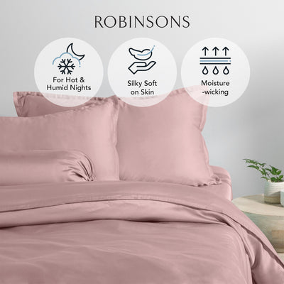 Cool Bamboo Bed Sheet Set Hotel Collection by Robinsons