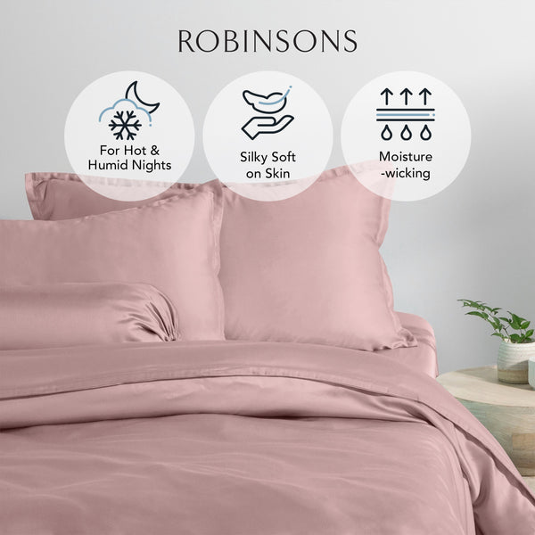 Cool Bamboo Bed Sheet Set Hotel Collection by Robinsons