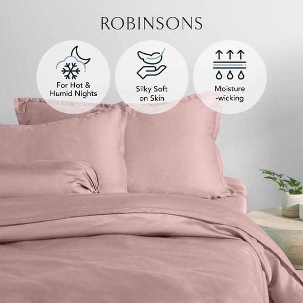 Cool Bamboo Bed Sheet Set Hotel Collection by Robinsons